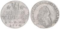 Mecklenburg/Schwerin 1/6. Taler Christian Ludwig II. 1747-1756 -