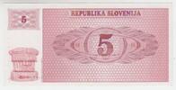 Slowenien 5 Tolar Geldschein Slowenien, 5 Tolar Geldschein -
