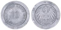 Deutschland / Kaiserreich 10 Pfennig Kaiserreich sehr seltene Probe zu J.298 10 Pfennig 1915A Randinschrift Sterne -