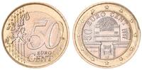 Europa / Österreich / Euro 50 Cent auf 1 Euro Fehlprägung 50 Cent 2002 auf 1 Euro Rohling Bimetall mit 50 Cent Riffelrand -