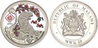 Malawi MWK 20 1 Unze Silber Malawi 1 oz Ag -