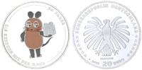 Deutschland 20€ Sammlermünze 50 Jahre Die Sendung mit der Maus -