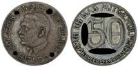 3. Reich Medaille Spendenmedaille 50 Opferpfennige, Hitlerportrait -