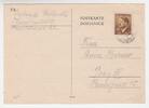 3. Reich / Polen / Ghetto Theresienstadt Postkarte aus dem Getto Theresienstadt Postkarte aus dem Getto Theresienstadt - Empfangsbestätigung für ein Paket -