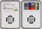 GERMANY 5 Pfennig Probeprägung Alliierte Besetzung Aluminium ! Gewicht 0,9g -