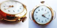 Schweiz, Damen Taschenuhr, DAMEN TASCHENUHR, Gold- 0,585, Schweiz, Zylinderhemmung, gute Funktion-ca. 1915, -
