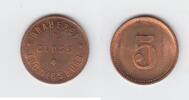 Notgeld Ludwigsburg 5 Pfennig Notgeld Ludwigsburg Brauerei R. Cluss -