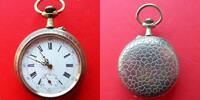 Frankreich, HERREN Taschenuhr, gute HERREN TASCHENUHR, Zylinderhemmung, gute Funktion, ca. 1900, -