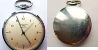 Deutschland, HERREN TASCHENUHR, HERREN TASCHENUHR (Frack-), Junghans-Astra, Cal. 687, gute Funktion, 1963-66, -