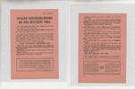 3.Reich Propaganda Flugblatt / Passierschein Russisches Flugblatt Front Nachrichten - Propaganda gegen das Dritte Reich -