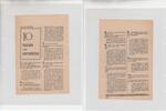 3.Reich Propaganda Flugblatt / Passierschein Russisches Flugblatt Front Nachrichten - Propaganda gegen das Dritte Reich -