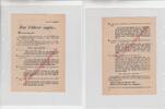 3.Reich Propaganda Flugblatt / Passierschein Russisches Flugblatt Front Nachrichten - Propaganda gegen das Dritte Reich -