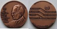 Numismatik Bronzemedaille auf d. 85. Geburtstag von Prof. Dr. Berghaus, 2. Deutsches Münzsammlertreffen -