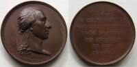Würzburg Bronzemedaille Erzherzog Ferdinand als Großherzog v. Österreich, auf Besuch in der Münze Paris -