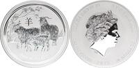 Australien 30 Dollar 1kg Silber Lunar II Jahr der Ziege -