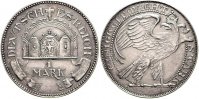 Deutschland / Kaiserreich / Probe 1 Mark Kaiserreich MOTIVPROBE zu 1 Mark J.17 nach links blickender Adler - von Dasio Picture