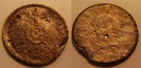 Deutschland / WEIMAR / PROBEPRÄGUNG 10 Pfennig Aluminiumprobe Aluminiumprobe für ein 10 Pfennig Stück - einseitige Adlerseite - zu J.299 Picture