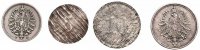 Kaiserreich / 5+10Pf. einseitig geprägt 5 und 10 Pfennig Kaiserreich einseitige Prägungen der Rückseiten 5 und 10Pf.kleiner Adler 2 Stück Picture