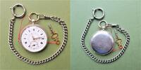 Schweiz, HERREN TASCHENUHR, HERREN TASCHENUHR, Zylinderhemmung, Schlüsselaufzug, gute Funktion, ca.1900, -
