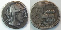 Antike / Römische Republik Denar Römische Republik Denar L.Rubrius Dossenus Picture