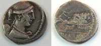 Antike / Römische Republik Denar Römische Republik Denar T. Carisius Picture