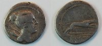 Antike / Römische Republik Denar Römische Republik Denar C. Postumius Picture