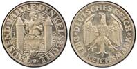 Germany, Weimar Rep. 3 Mk 1928-D 3 Mk Dinkelsbuhl Prachtexemplar, feine Polierte Platte, PCGS zertifiziert -