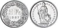 Schweiz 2 Franken Silber -