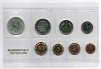 Deutschland / BRD 1Pf. bis 5 DM Kurssatz 1966J Polierte Platte Auflage nur 1000 Stück -
