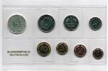 Deutschland / BRD / Kurssätze 1Pf. bis 5 DM Kurssatz Bundesrepublik Deutschland 1969F Polierte Platte Auflage nur 5100 Stück -