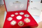 Monaco 1 Cent bis 2 Euro und 5 Euro !!! Monaco offizieller Kursmünzensatz 1 Cent bis 5 Euro 2004 Polierte Platte im Etui -