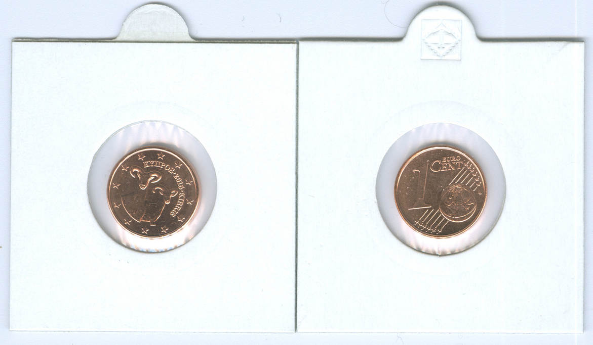 Zypern 1 Cent 2012 CH UNC Русские монеты из драгоценных