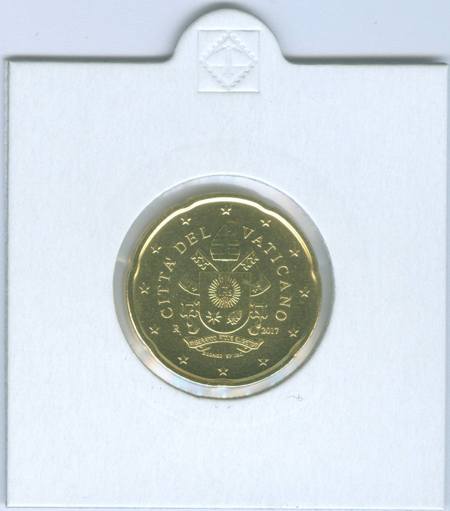 20 cent 2017 vatikan ch unc