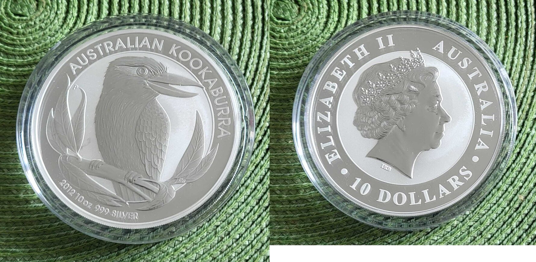 Australien 10 Dollar 2012 Kookaburra 10 Unzen Silber MA Shops