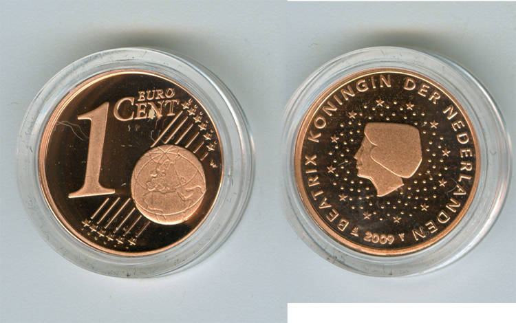 1 cent 2009 niederlande proof