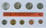 Bundesrepublik Deutschland 10,68 DM DM-Kursmünzensatz -