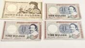 Natherlands Gulden 1953 3 Billets Netherland - 100 Gulden Erasmus + x3 1... 467.75 元  ＋  218.28 元 运费