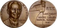 FRANCE  M&eacute;daille bronze - Navire Marcel Bayard par Pierre Turin, avec co... 779.58 元  ＋  218.28 元 运费
