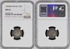 FRANCE 50C 1856BB 50 Centimes, Napol&eacute;on III, 1856 BB - NGC MS63 NGC MS 63 2,494.67 元  ＋  218.28 元 运费