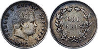 200 Reis 1892 Portugal Portugal Carlos I 200 Reis 1892 Lisbonne ss