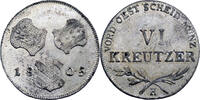 6 Kreuzer 1805 Autriche Autriche Franz II 6 Kreuzer 1805 Günzburg vz+