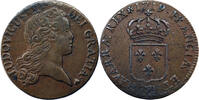 France France Louis XV Sol au buste enfantin 1719 Strasbourg -