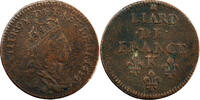 France France Louis XIV Liard 1656 Bordeaux -