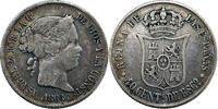 Espagne 40 Centimos Espagne Isabelle II 40 Centimos 1864 Madrid -
