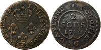 France France Louis XVI 2 Sous 1780 Paris -