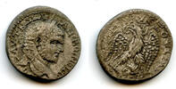 Antike tetradrachm Billon Caracalla (198-217 CE), Emesa mint, Roman Provincial Issue ( -
