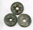 Weltmünzen cash Lot of 3 various authentic large 2- N.Song dynasty (960-1127), China -