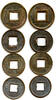 Weltmünzen cash Lot of 4 nice quality Huo Quan Wang Mang (9-23 AD), Xin dynasty, China -