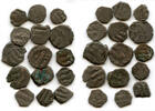 Mittelalter Lot of 15 poorly known qurudh dammas, Ibrahim (1059-99), Ghaznavids -