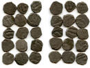 Mittelalter Lot of 15 poorly known qurudh dammas, Ibrahim (1059-99), Ghaznavids -